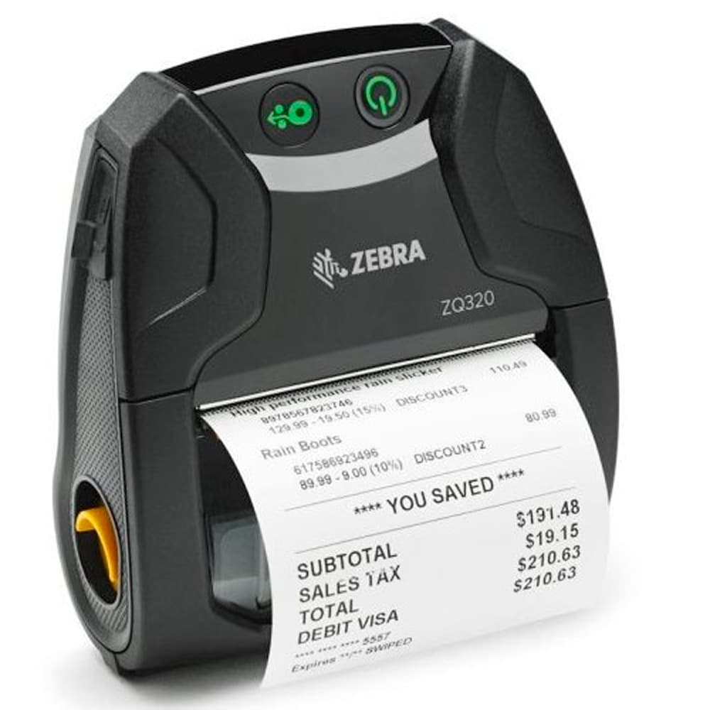 Мобільний принтер чеків і этикеток Zebra ZQ320 | (Bluetooth)