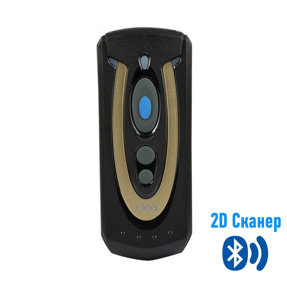 Сканер штрих-коду Cino PF680 BT (Bluetooth) | Чорний | (2D)