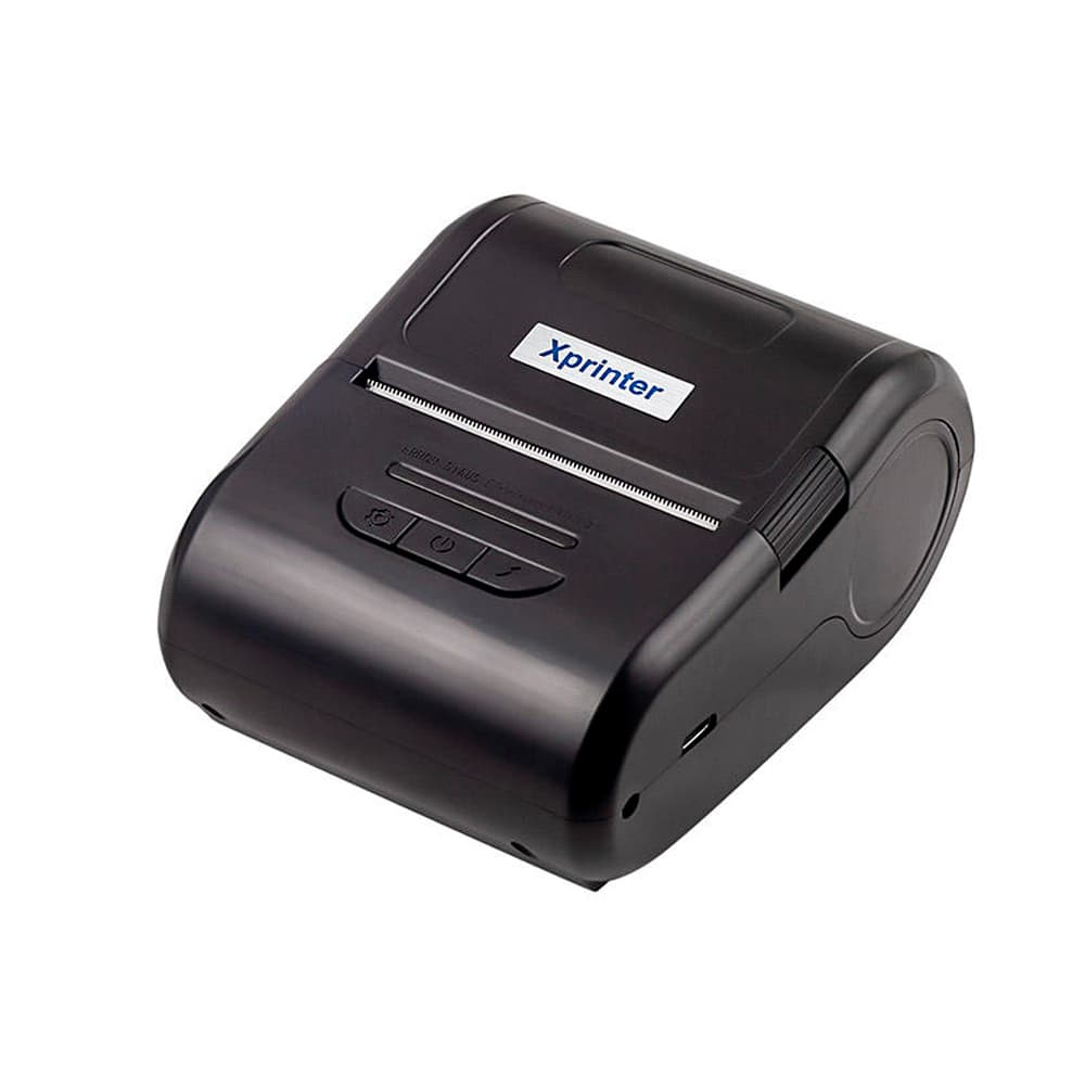 Мобільний принтер чеків-етикеток Xprinter XP-P210 | (+ захисний чохол)