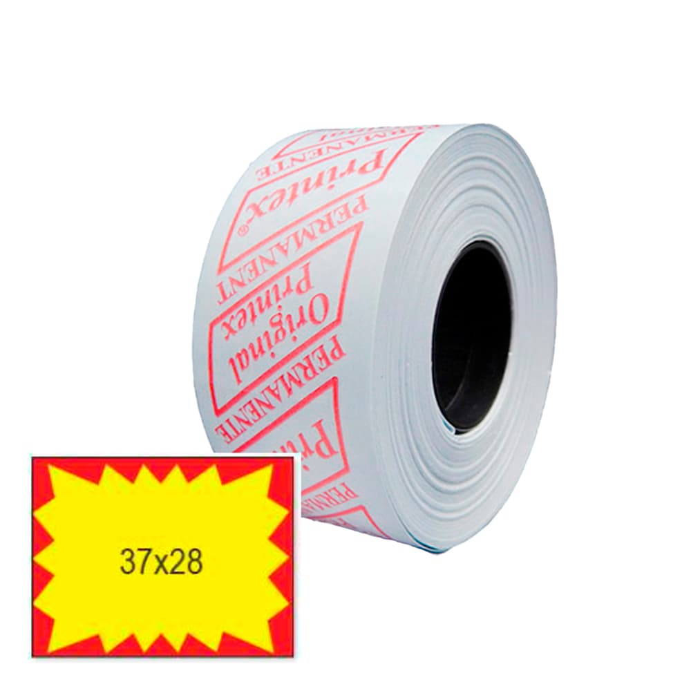 Етикет-стрічка 37х28 Printex (Прямокутна)